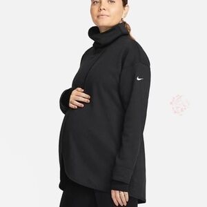 Nike Black High-Neck Maternity Top